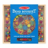 Melissa & Doug - Bead Bouquet Deluxe Wooden Bead Set Melissa & Doug - Bead Bouquet Deluxe Wooden Bead Set
